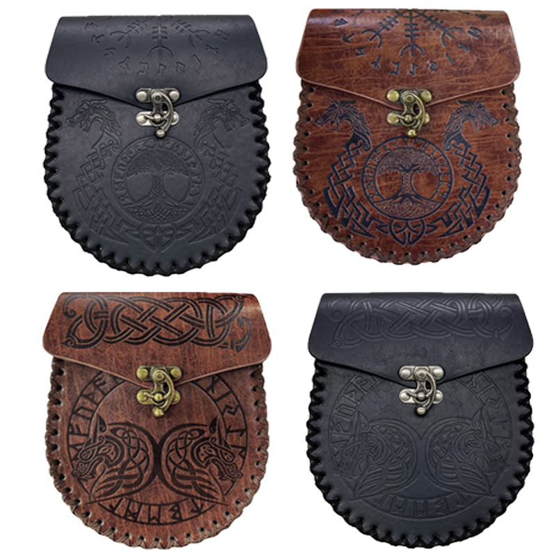 Women Electronic Accessories - Mittelalterliche Wikinger-Geldtasche, Tasche, Cosplay, zum Aufhängen,