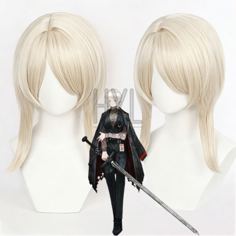 Women'S Accessories The White Company - Game Limbus Company Faust Cosplay-Perücke, cremeweiß,