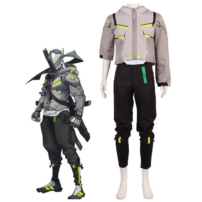 Women'S Accessories For Shoes - RGD4 Game Genji Cosplay Kostüme für