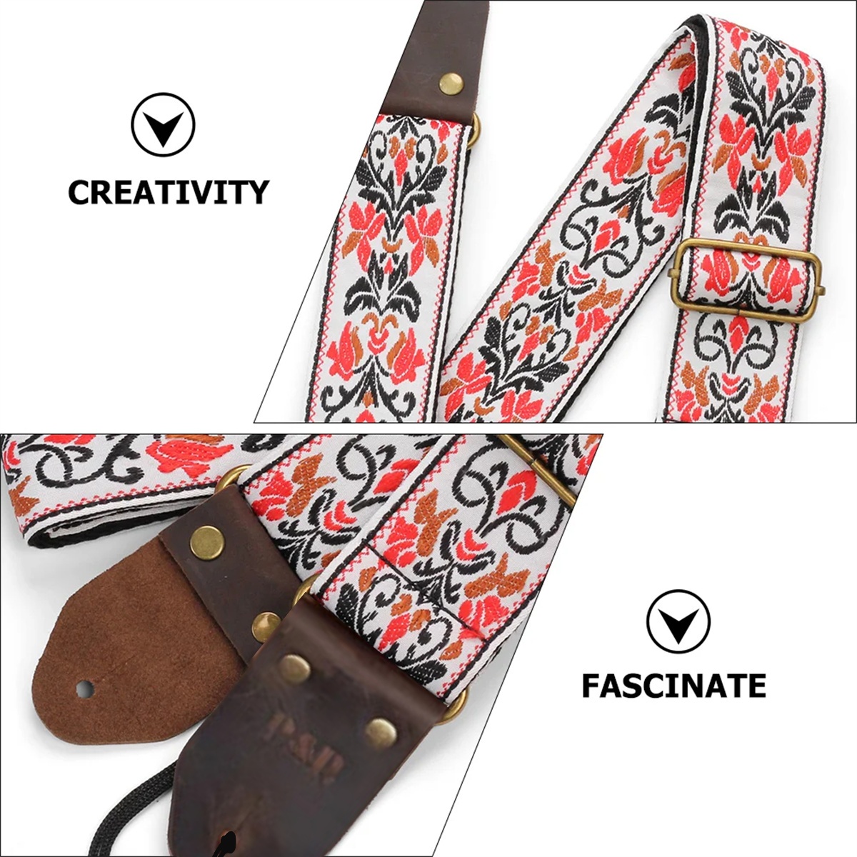 Miwayer bestickter Gitarrengur – Women Electronic Accessories Bewertung und Preis