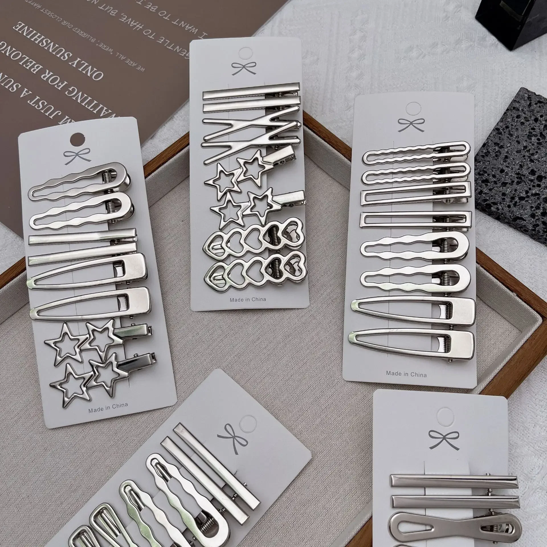 Splitter Metall Haarspangen Fr – Women Accessories Combo Bewertung und Preis