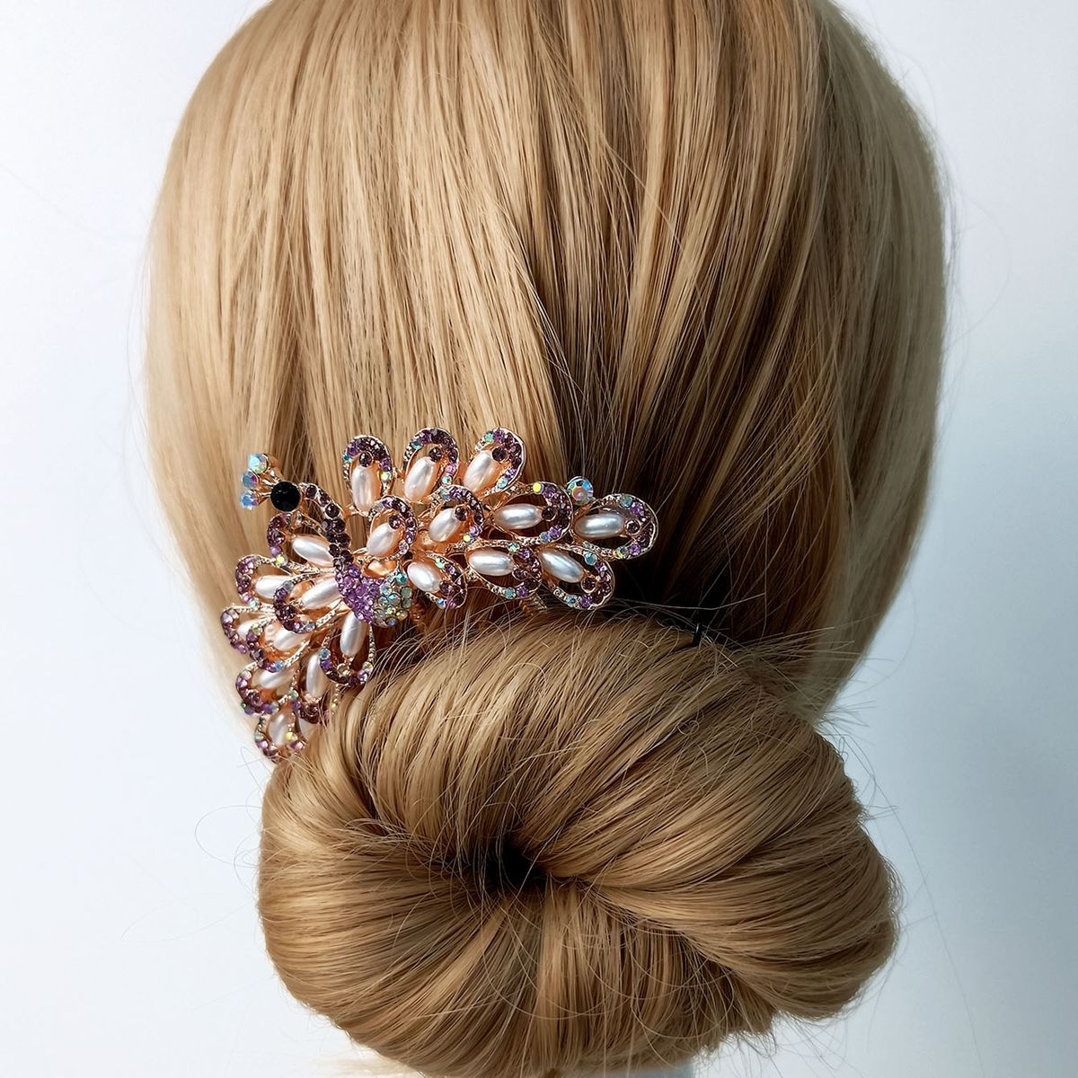 2 Stück Luxus-Haarkamm mit Per – Women'S Accessories Designer Bewertung und Preis