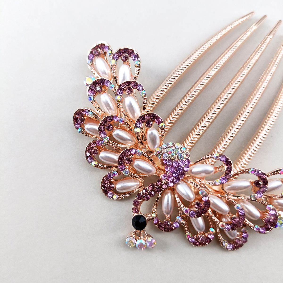 2 Stück Luxus-Haarkamm mit Per – Women'S Accessories Designer Bewertung und Preis