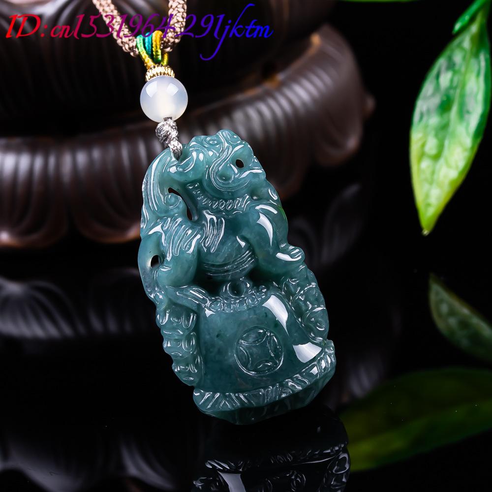 Burmesischer Jadeit Pixiu Anhä – Women'S Accessories Designer Bewertung und Preis