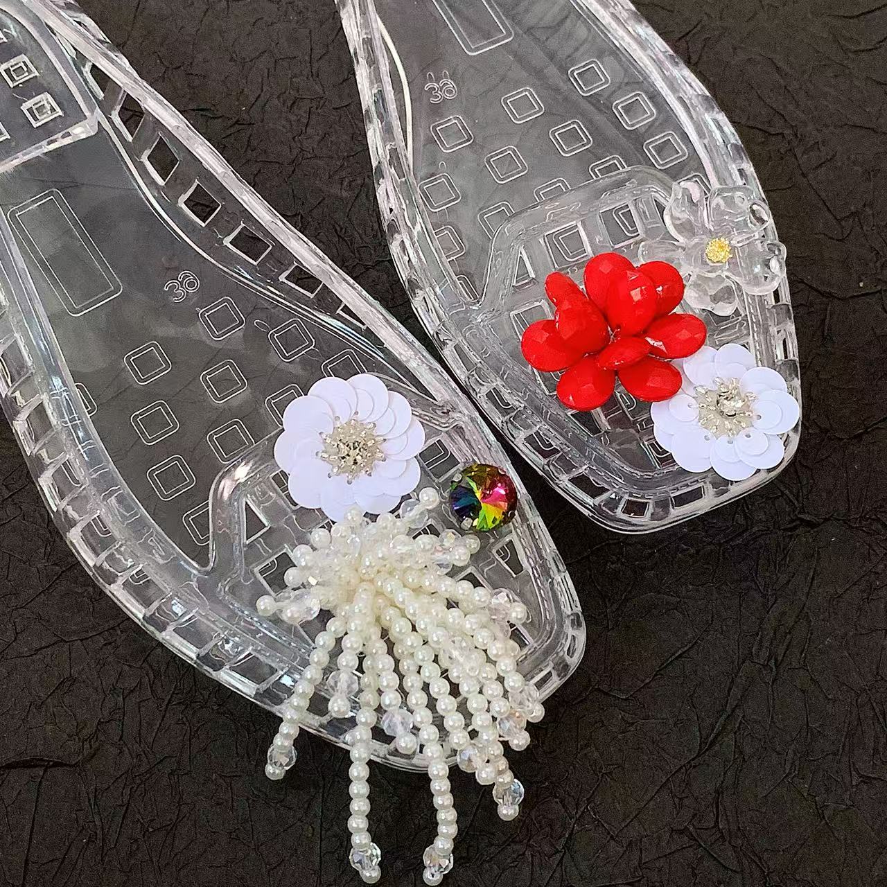 Jelly Crystal Schuhe für Damen – Women'S Accessories For Shoes Bewertung und Preis