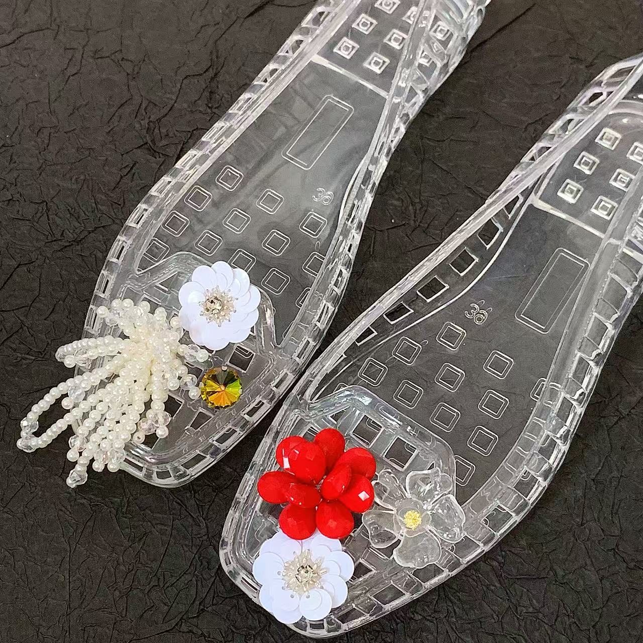 Jelly Crystal Schuhe für Damen – Women'S Accessories For Shoes Bewertung und Preis