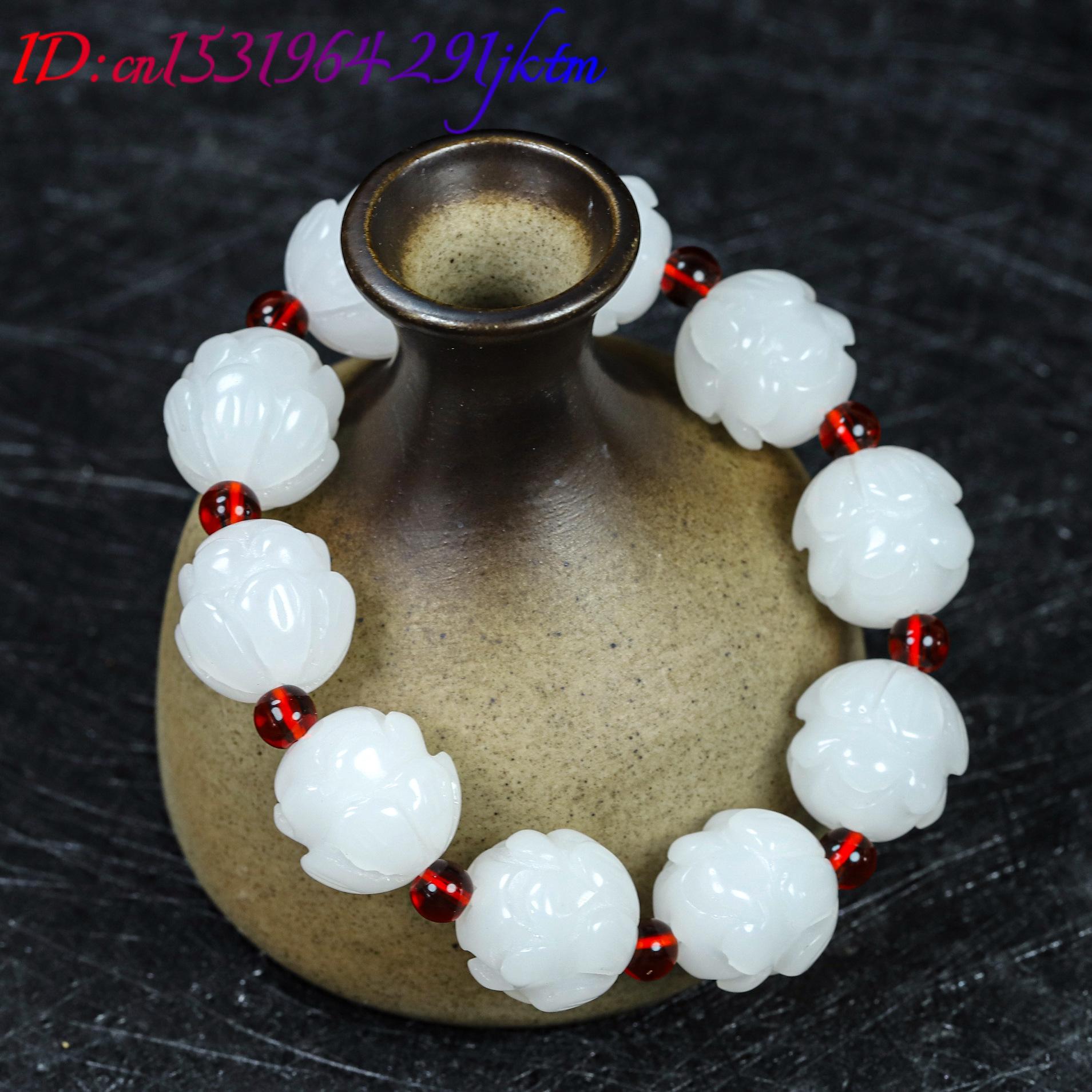 Weißes Armband aus echtem Jade – Women Accessories Bracelet Bewertung und Preis