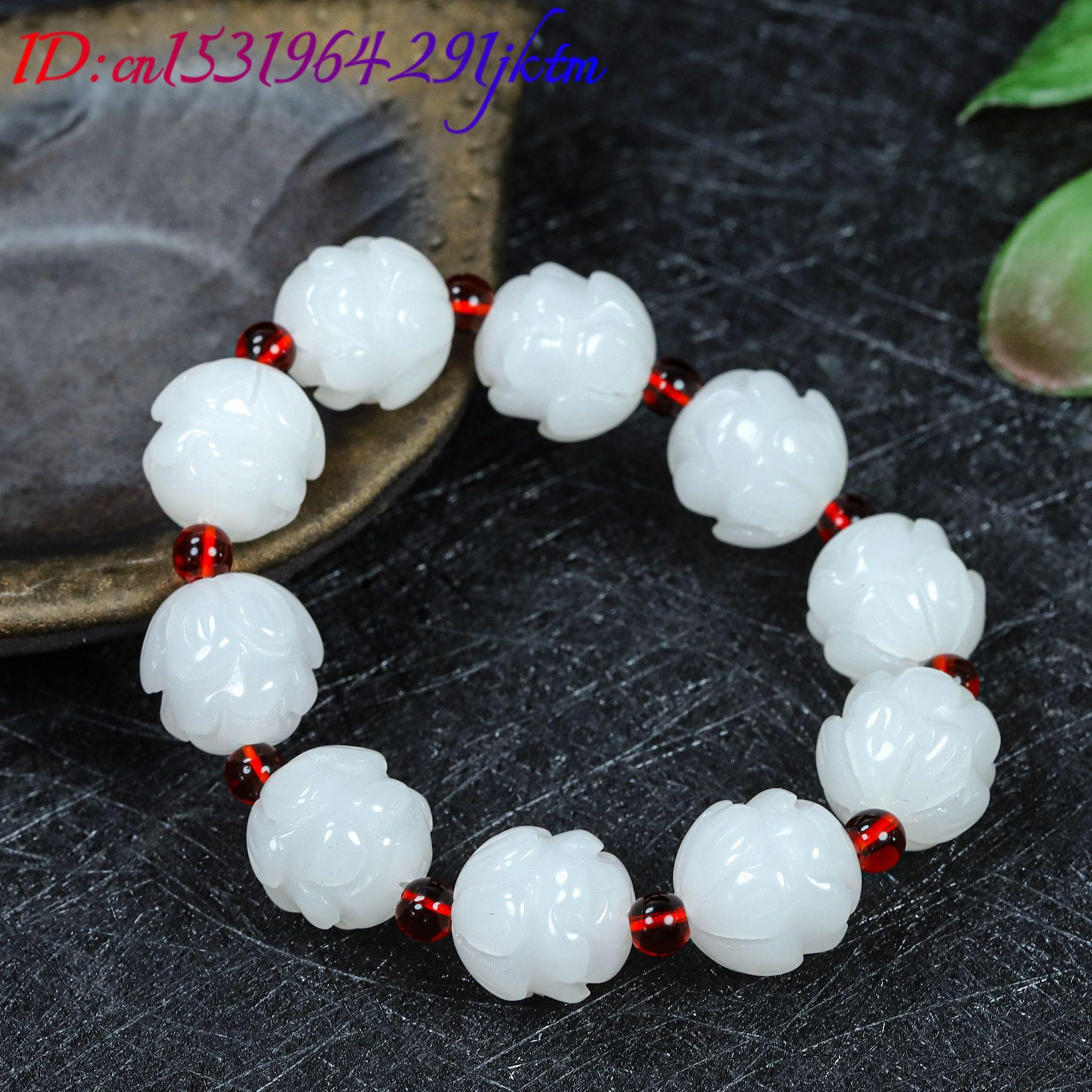 Weißes Armband aus echtem Jade – Women Accessories Bracelet Bewertung und Preis