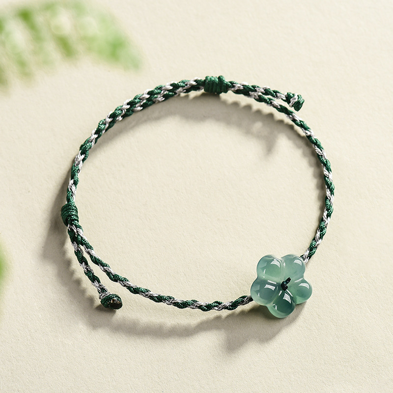 Burmesisches Jadeit-Blumenarmb – Women Accessories Bracelet Bewertung und Preis