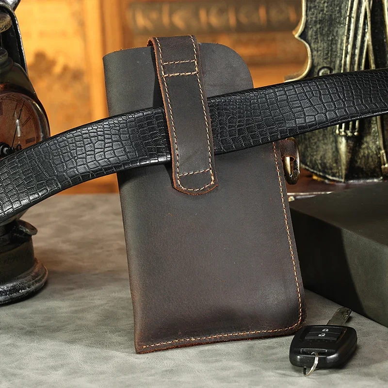 Herren-Gürteltasche aus echtem – Women Electronic Accessories Bewertung und Preis