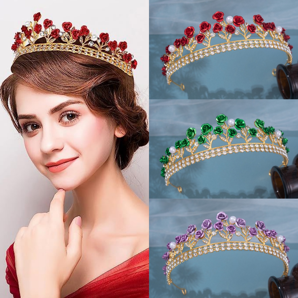 Barocke Keramik-Brautkrone Str – Women'S Wedding Accessories Bewertung und Preis